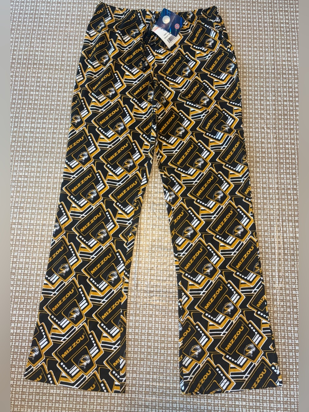 Mizzou Missouri Tigers University Of Missouri Lounge Pajama Pants Size Large NEW
